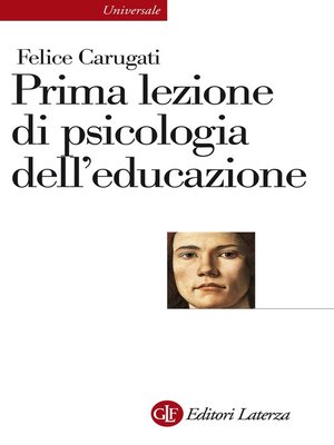 cover image of Prima lezione di psicologia dell'educazione